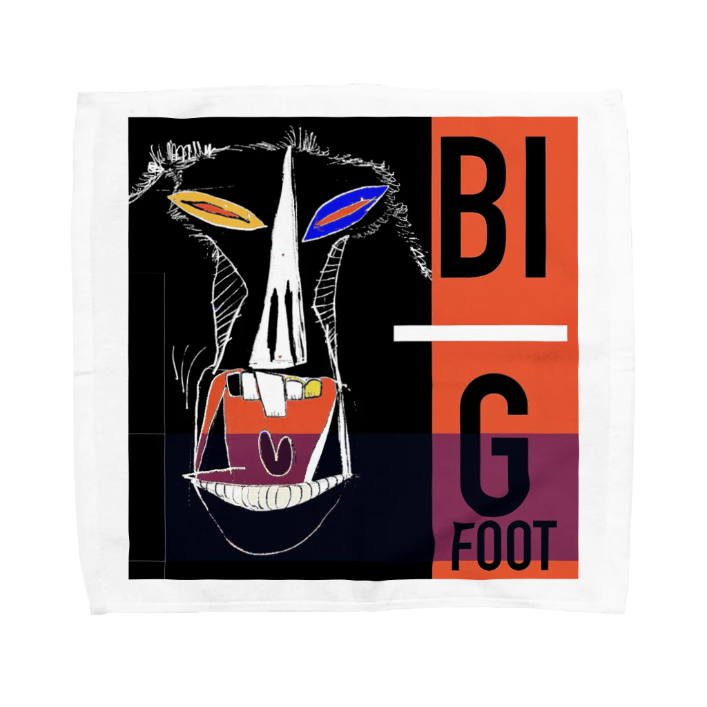 polgly suzuri shopのBIGFOOT Towel Handkerchief