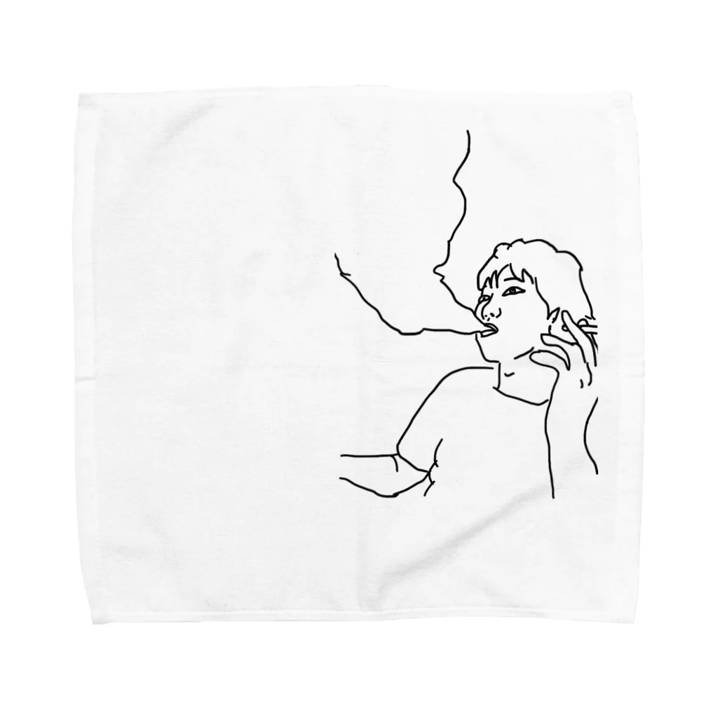 MOU COW COWの たかはしくん Towel Handkerchief