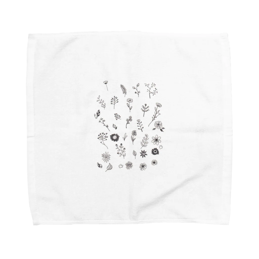 shimahitomiのお花 Towel Handkerchief