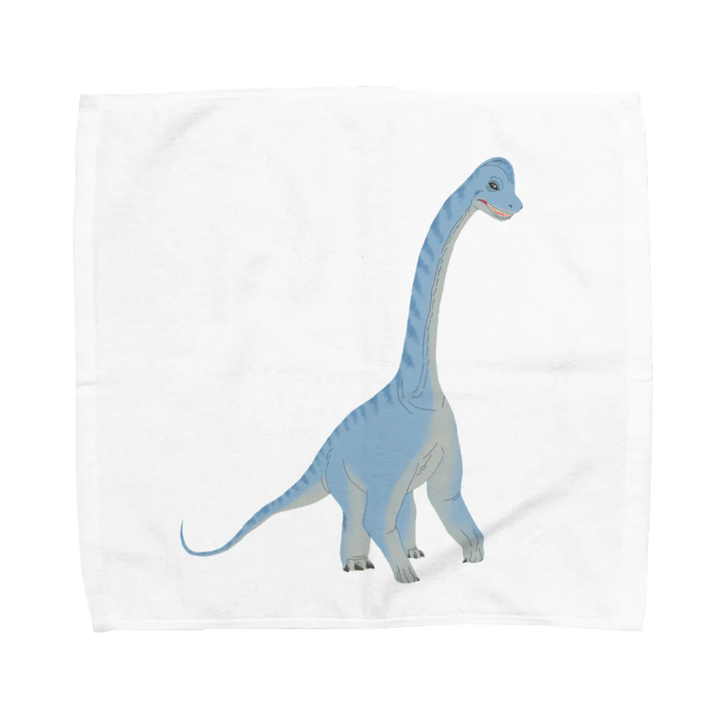 スコティッシュ・ミキ・フォールドのブラキオサウルス Towel Handkerchief