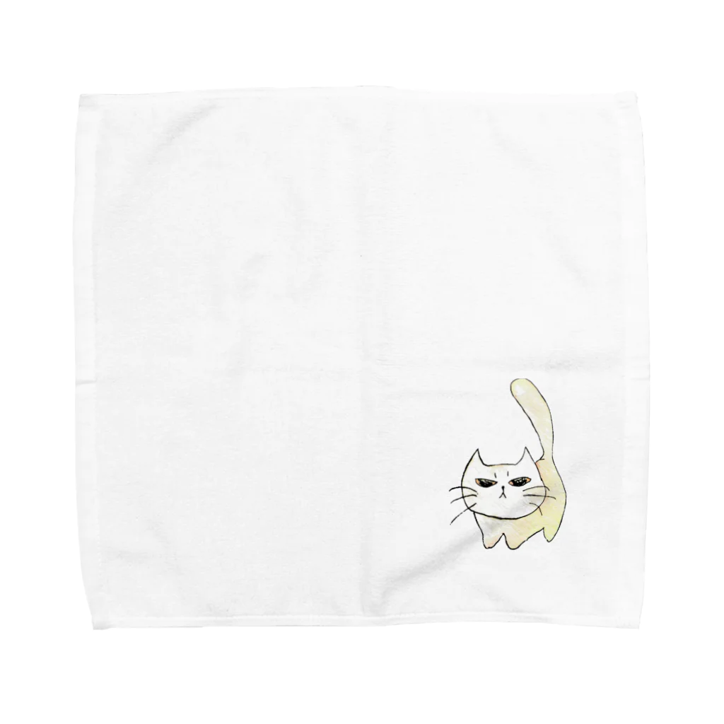 しろママのエキゾのしろちゃん Towel Handkerchief