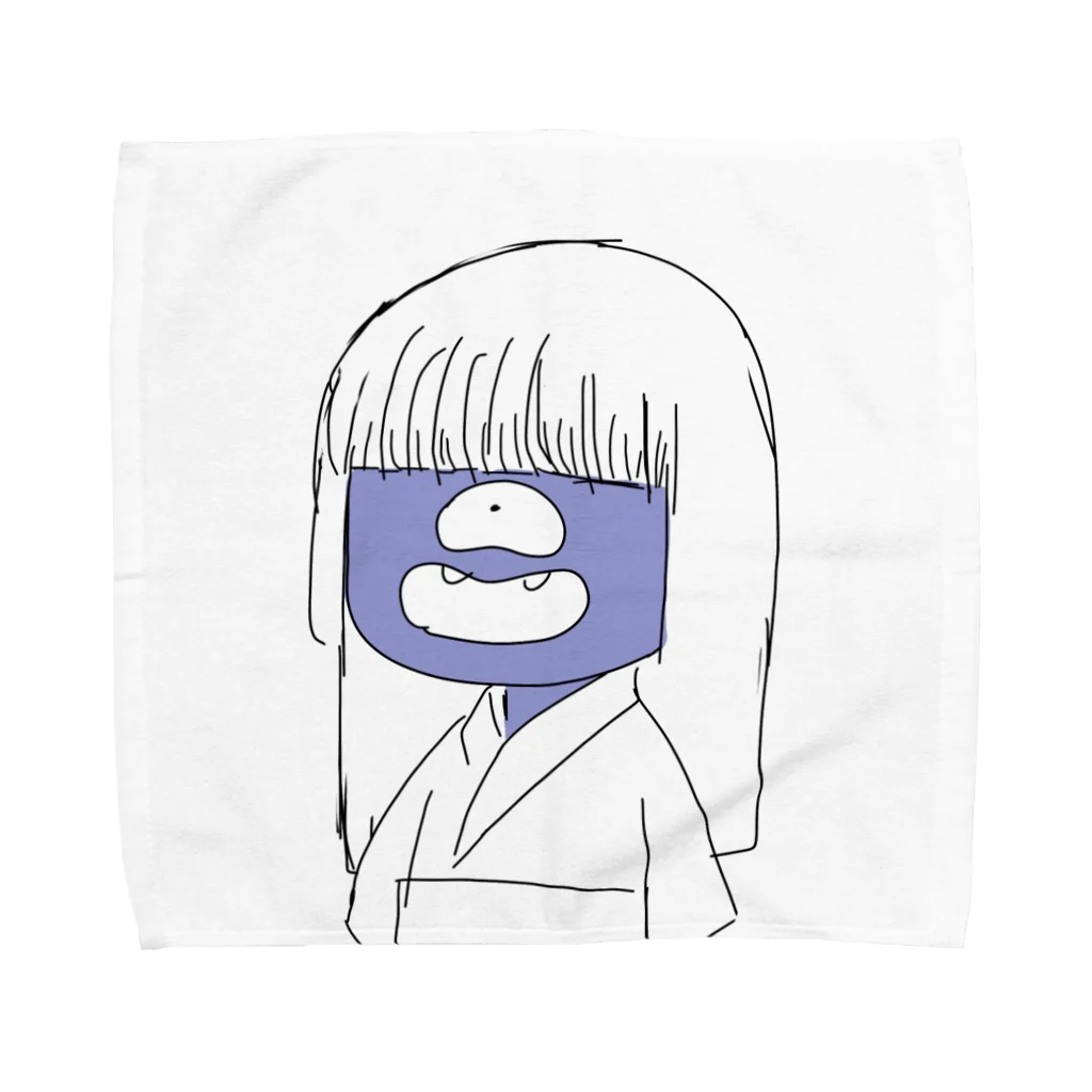 観世亭_化妃のトリカブト化妃 Towel Handkerchief