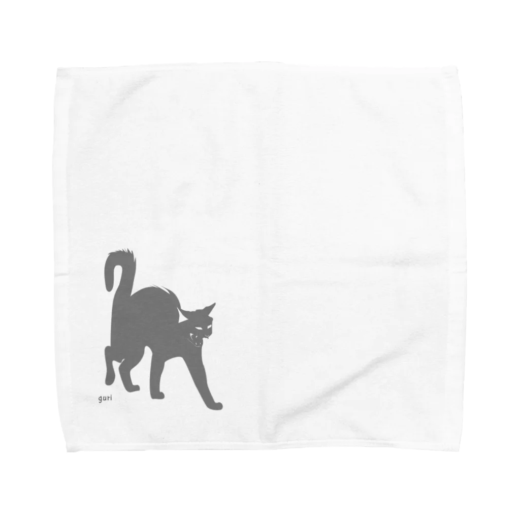 GURI  factoryのおこねこ Towel Handkerchief