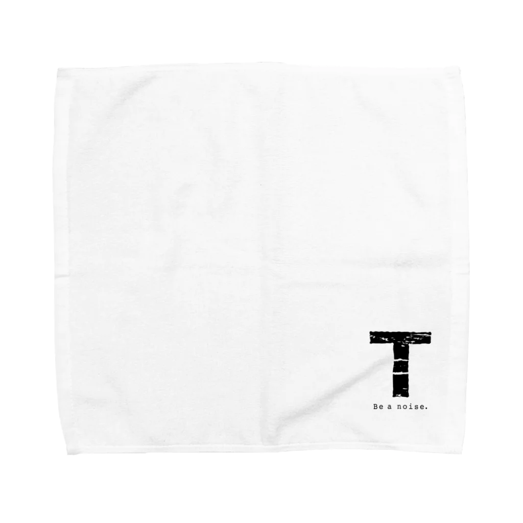 noisie_jpの【T】イニシャル × Be a noise. Towel Handkerchief