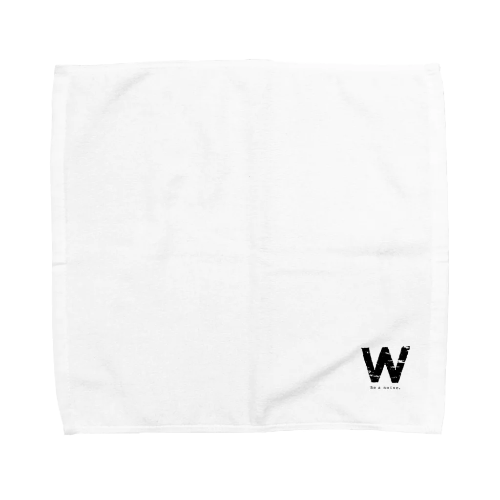 noisie_jpの【W】イニシャル × Be a noise. Towel Handkerchief