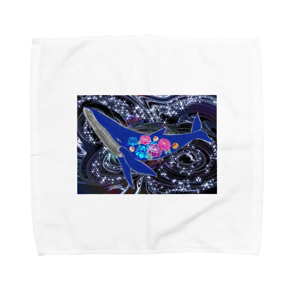 Ｒinkのくじらパパくん Towel Handkerchief