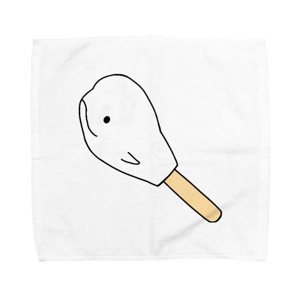 KIKITEKI_LABORATORYの変形アイス シロイルカ Towel Handkerchief