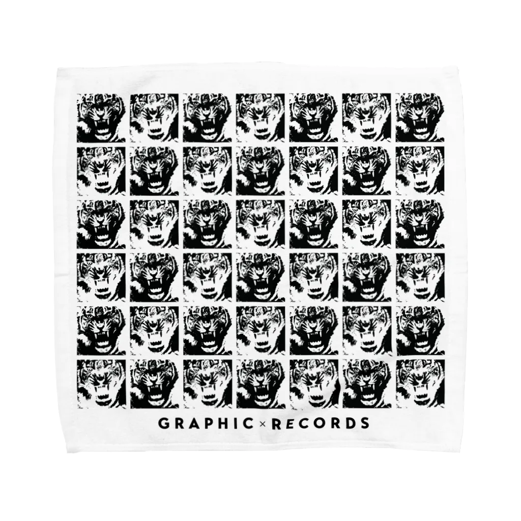 GRAPHIC × RECORDSのTalk about YOU!　タオルハンカチ Towel Handkerchief