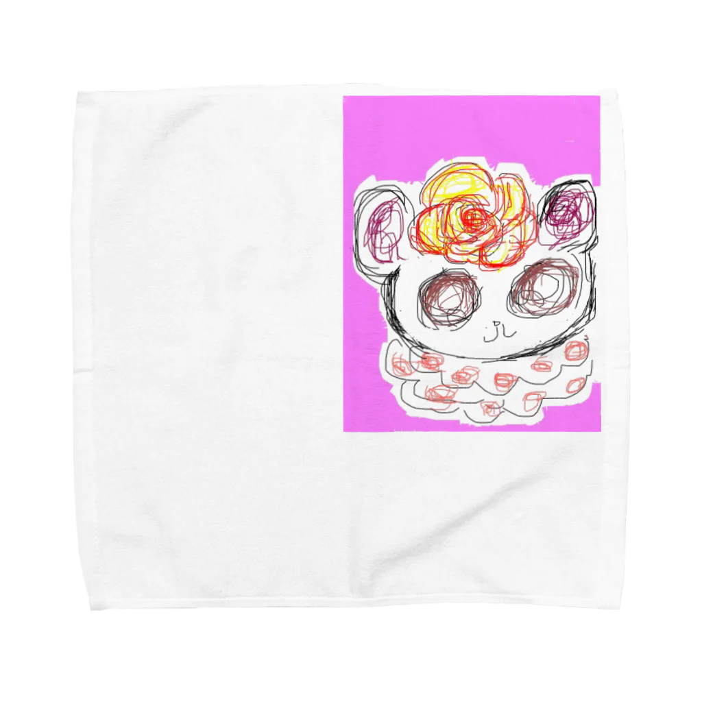 sarunokoshikakeのくるくるちゃん Towel Handkerchief