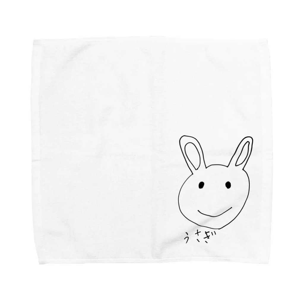 ぽふっこ！うささんのうさぎ Towel Handkerchief