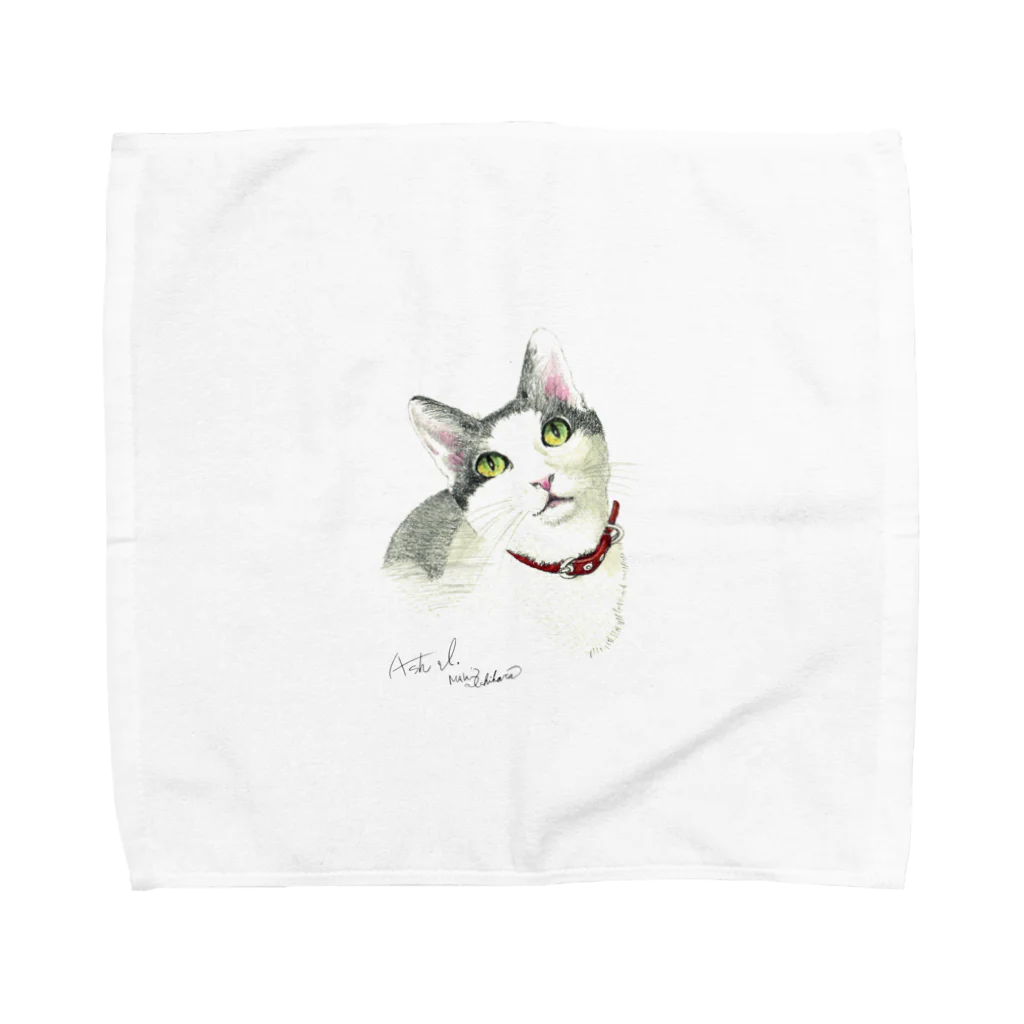 もけけ工房 SUZURI店のAsh baby Towel Handkerchief