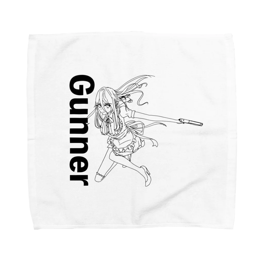 chicodeza by suzuriのGunner メイド Towel Handkerchief