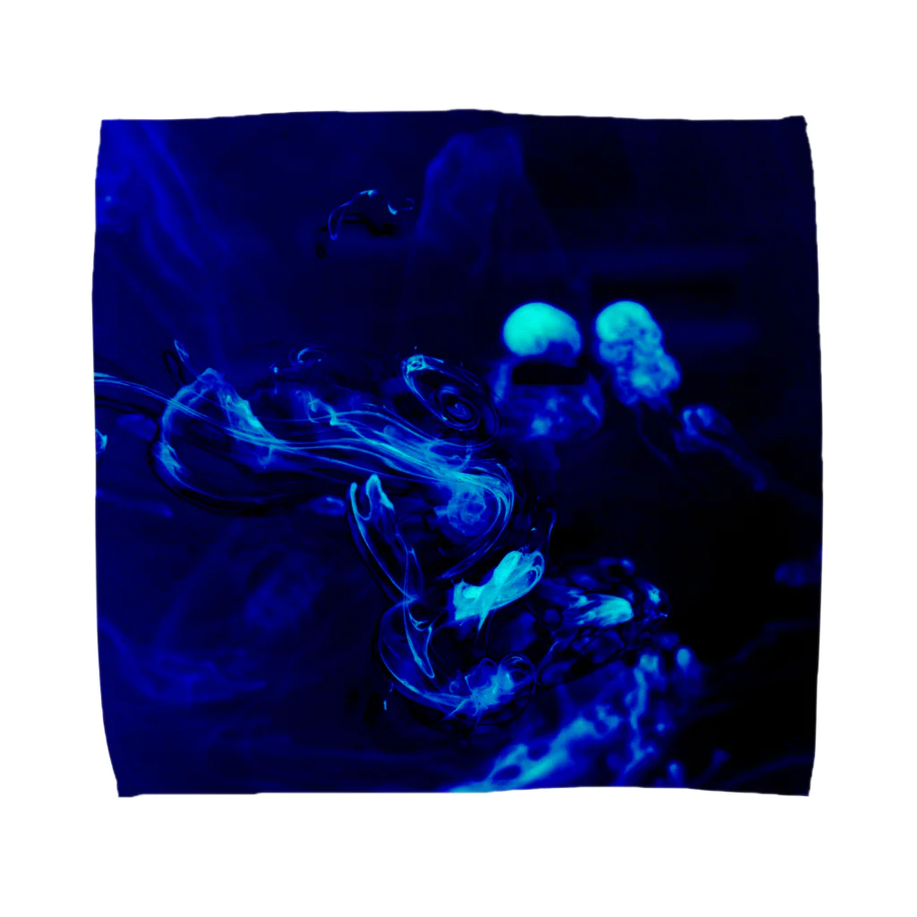 A.Q.U.A.のWaterArt_Dark001 Towel Handkerchief