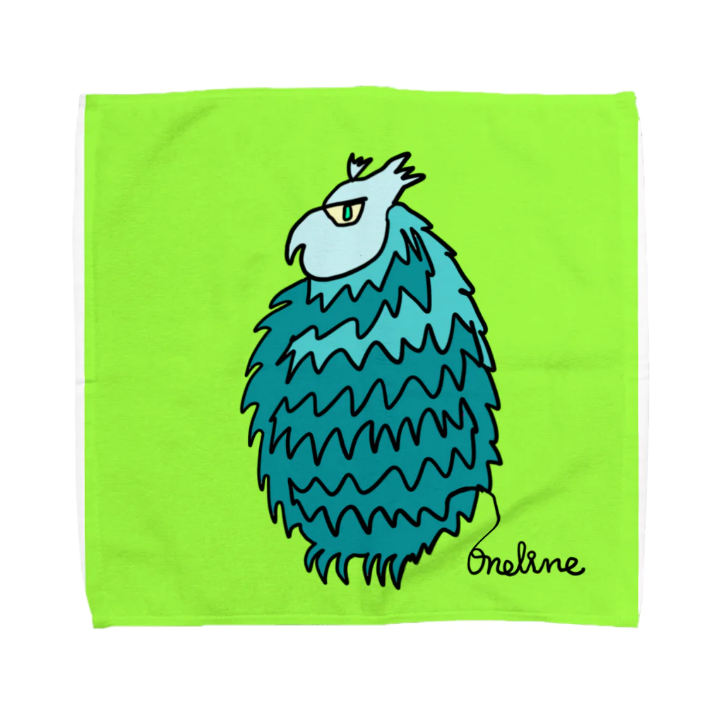 mosyariiの福フクロウ Towel Handkerchief