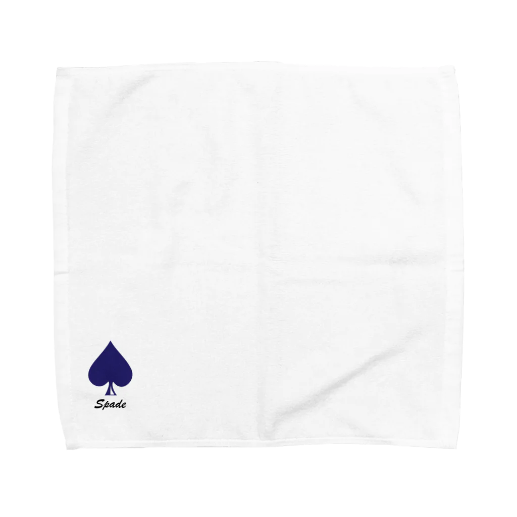 Urban Pencilのシンプル　スペード（ネイビー）TYPE３ Towel Handkerchief