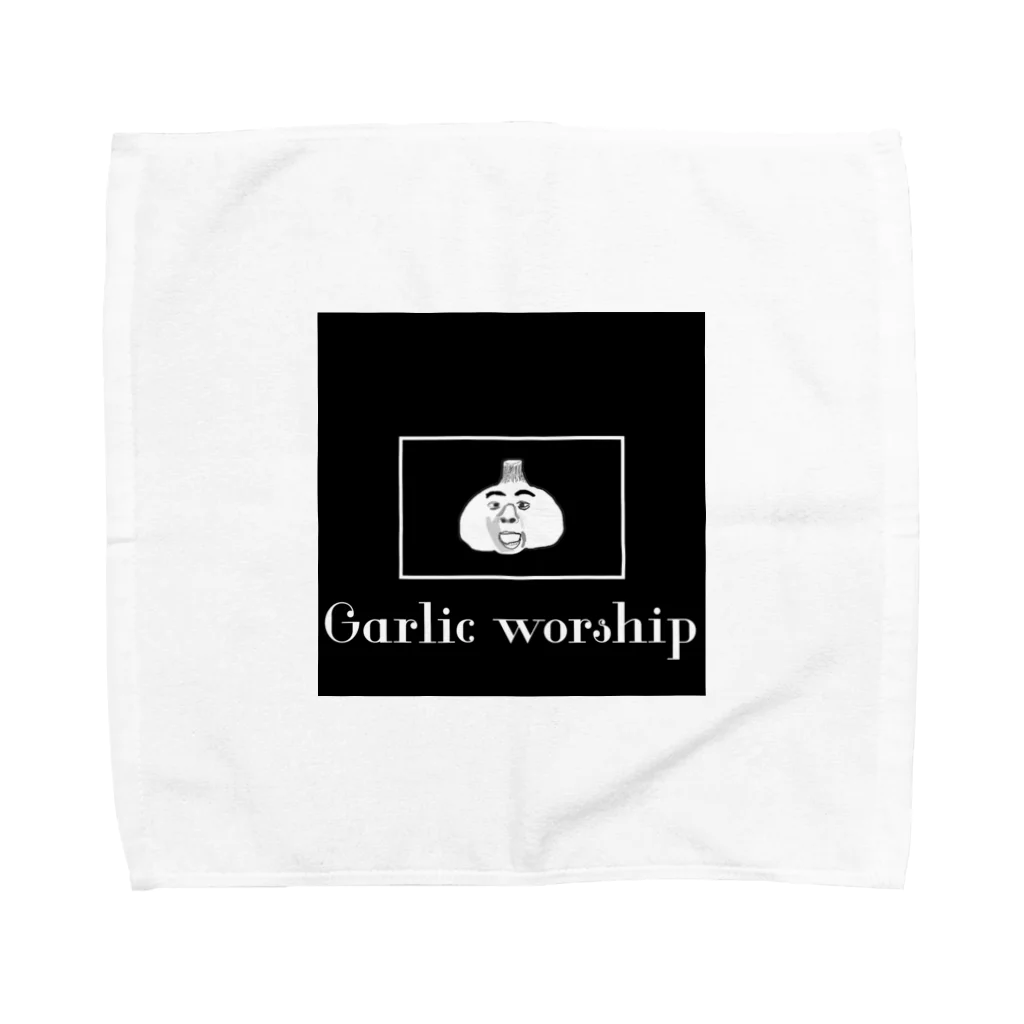 にんにくショップのGarlic worship タオルハンカチ