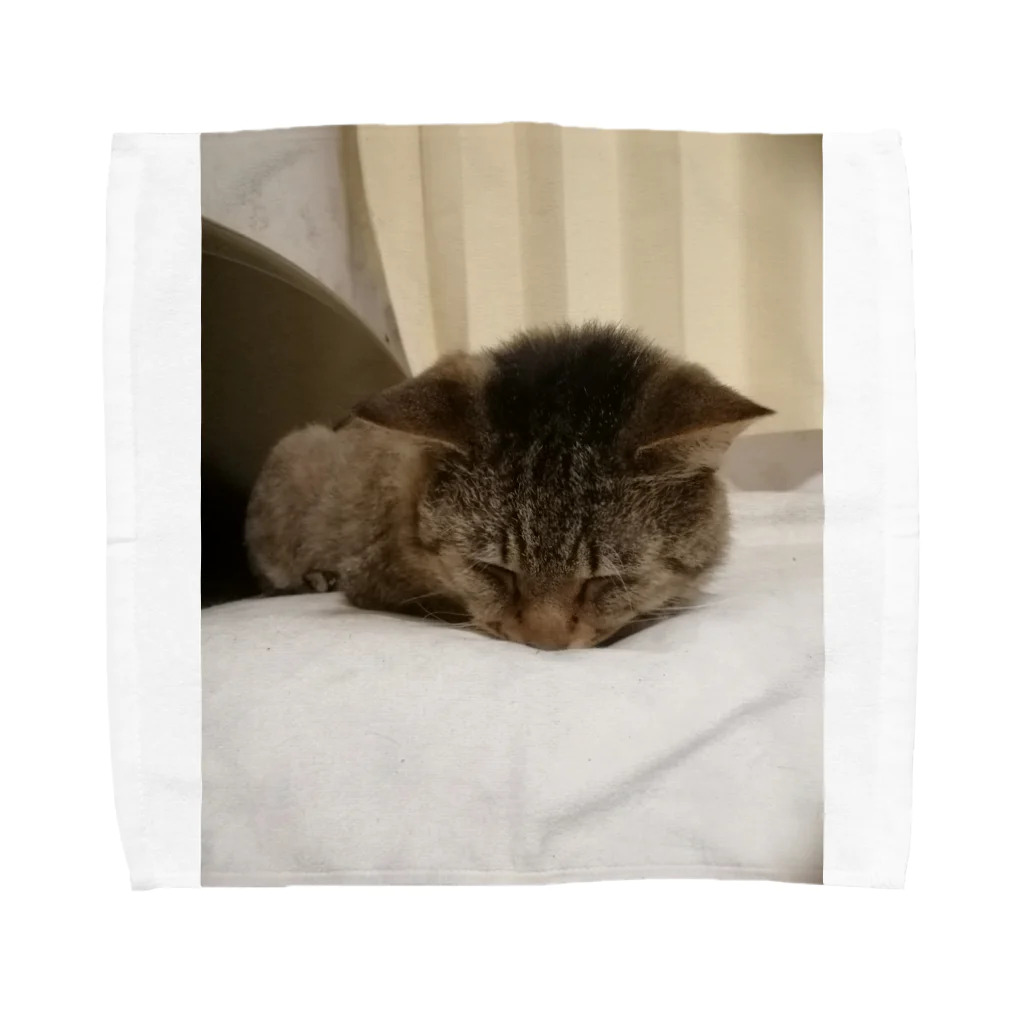 工房かみりゅんの家の猫　茶虎 Towel Handkerchief