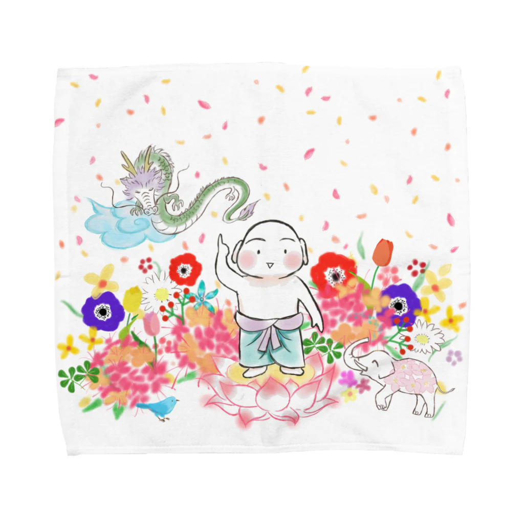 myosaiの花まつり Towel Handkerchief