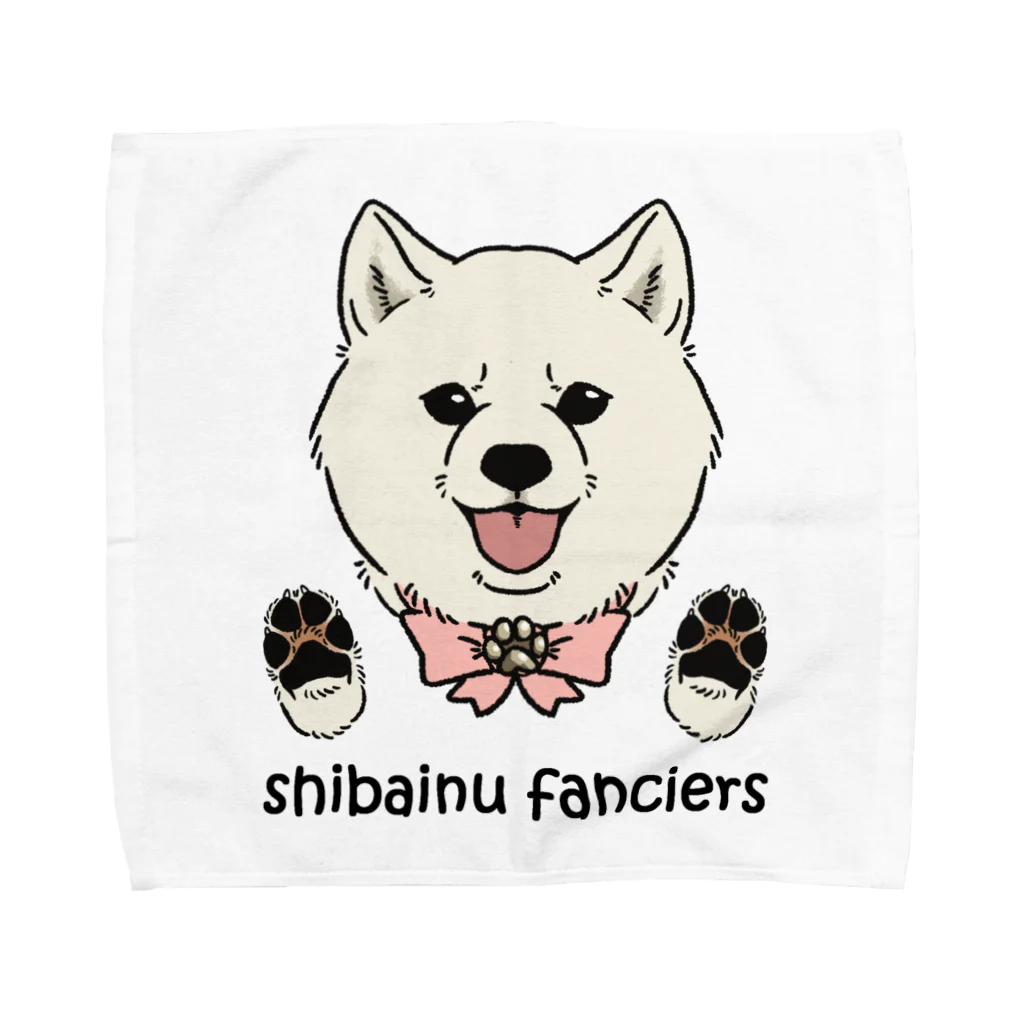 豆つぶのshiba-inu fanciers(白柴) Towel Handkerchief