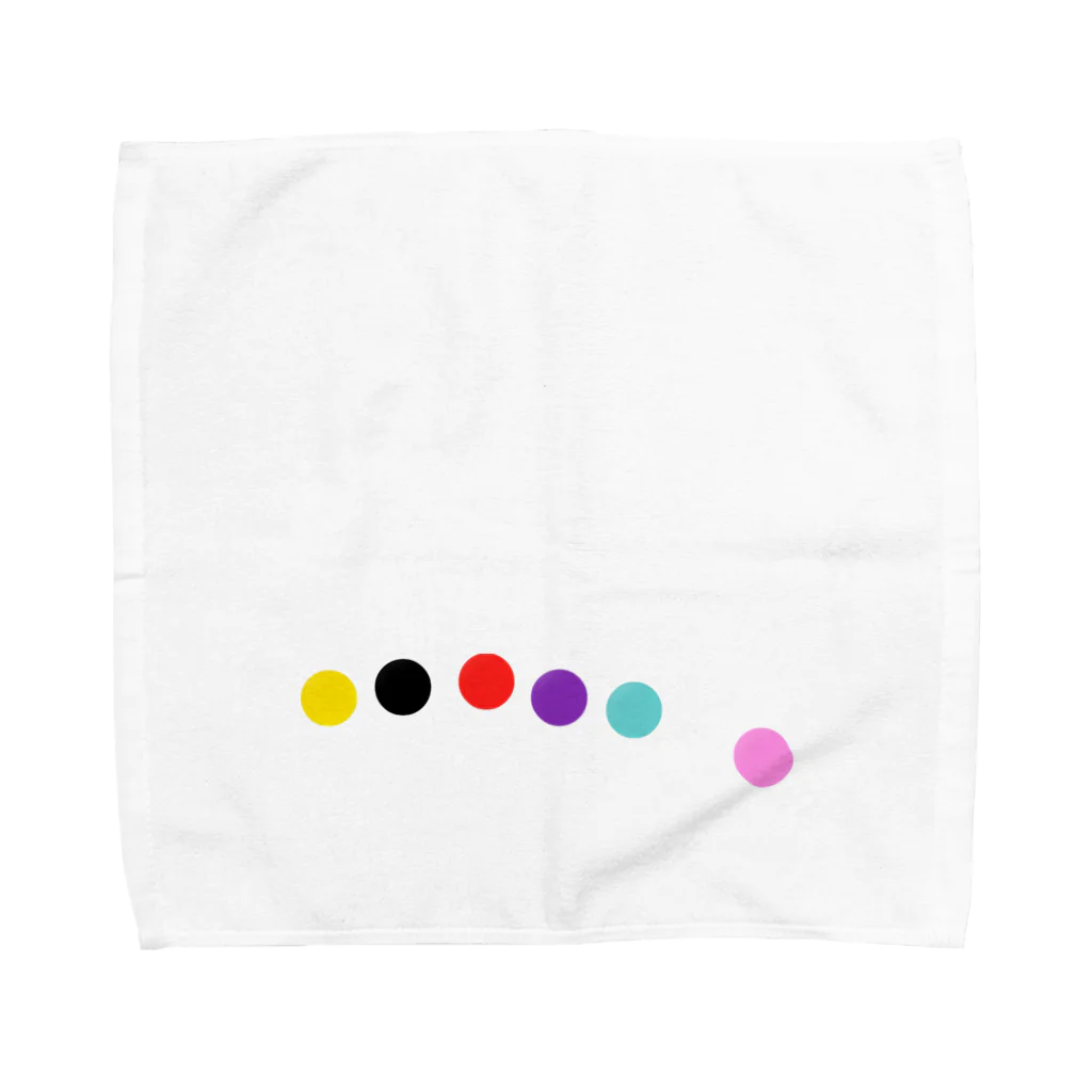 じょにーのcolorful dot tiara Towel Handkerchief