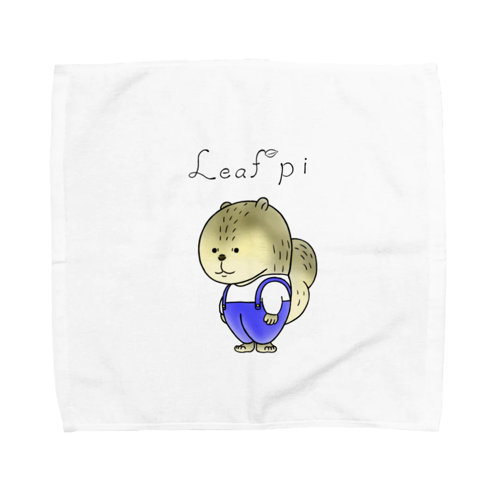 LeafpiのLeafpi's ロゴ Towel Handkerchief