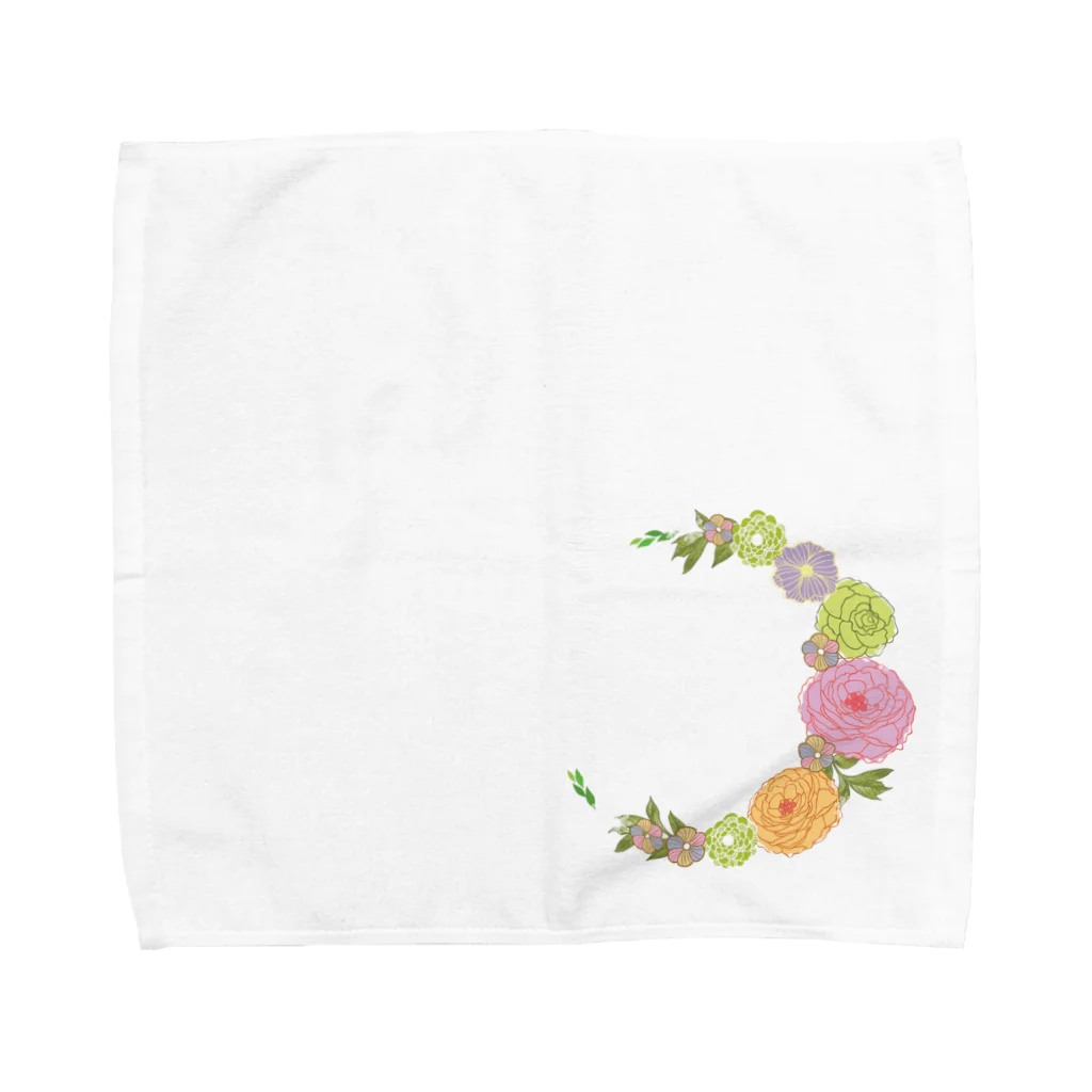 LuLaLysのCrescent Bouquet Towel Handkerchief