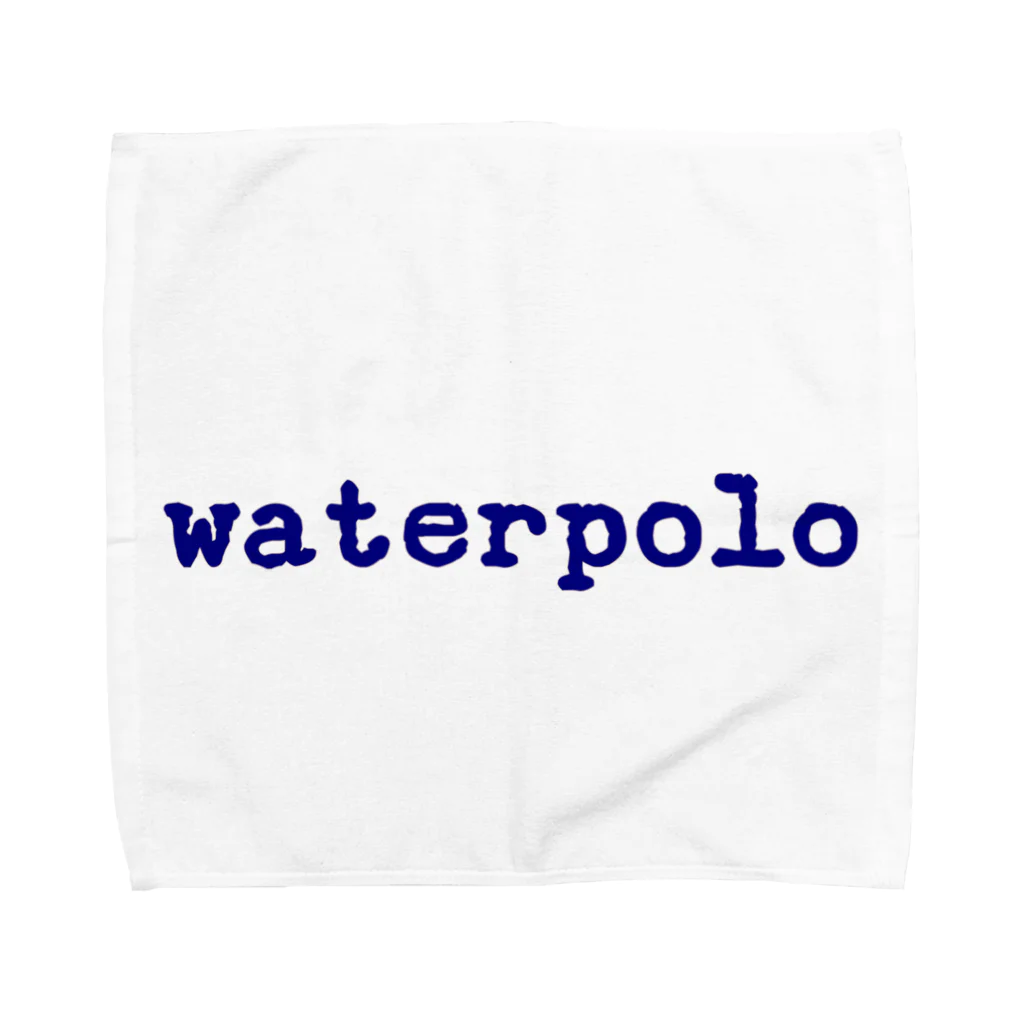 AJCOMPANYの文字だけwaterpolo タオルハンカチ