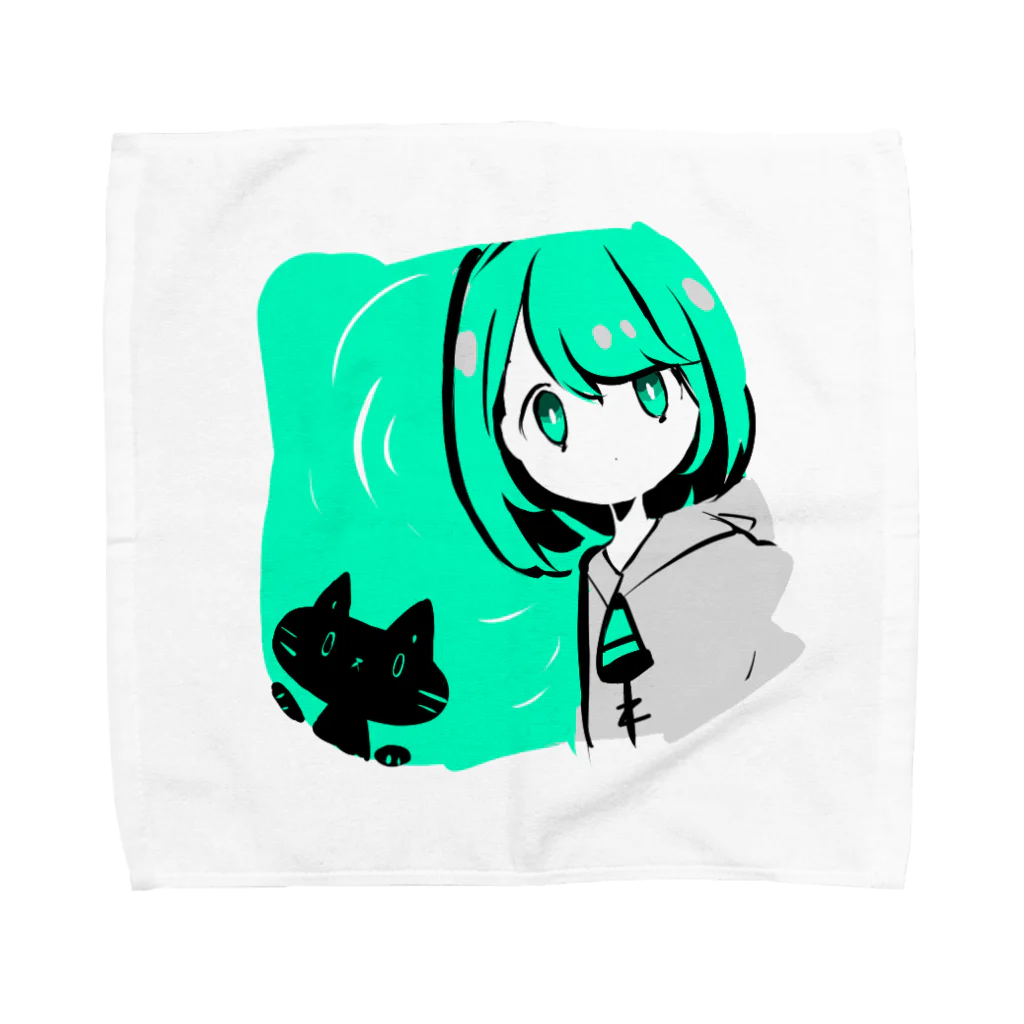 Hiro-のみずたまり Towel Handkerchief