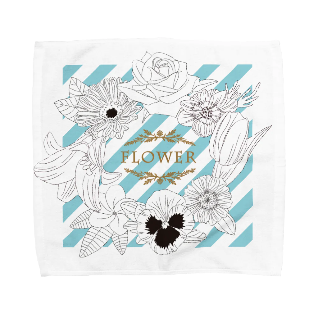 Drecome_Designのflower Towel Handkerchief