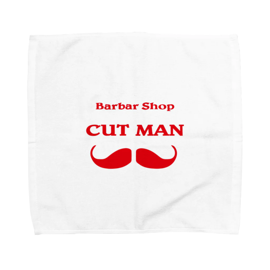 Barbar Shop CUTMANのCUTMAN  LOGO Towel Handkerchief