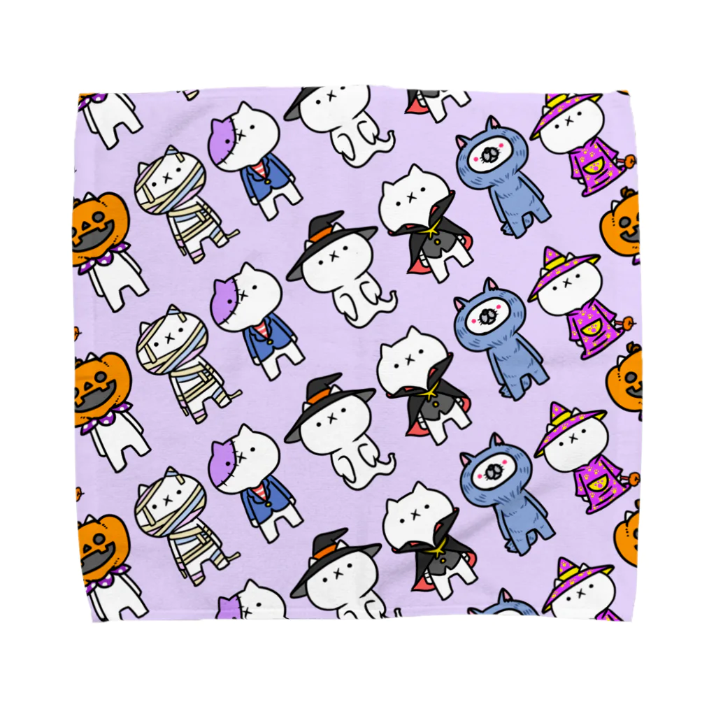 【公式】吾輩は猫です。の吾輩×ハロウィン Towel Handkerchief