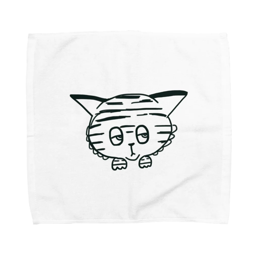 気ままままにのジト目の虎くん Towel Handkerchief