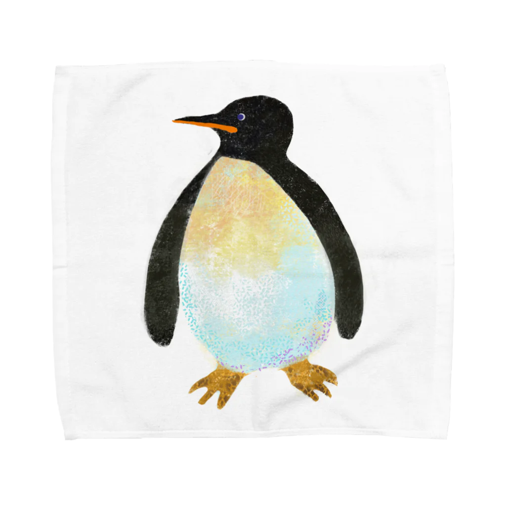 悟りねこ・にゃんぽんのペンギンさん Towel Handkerchief