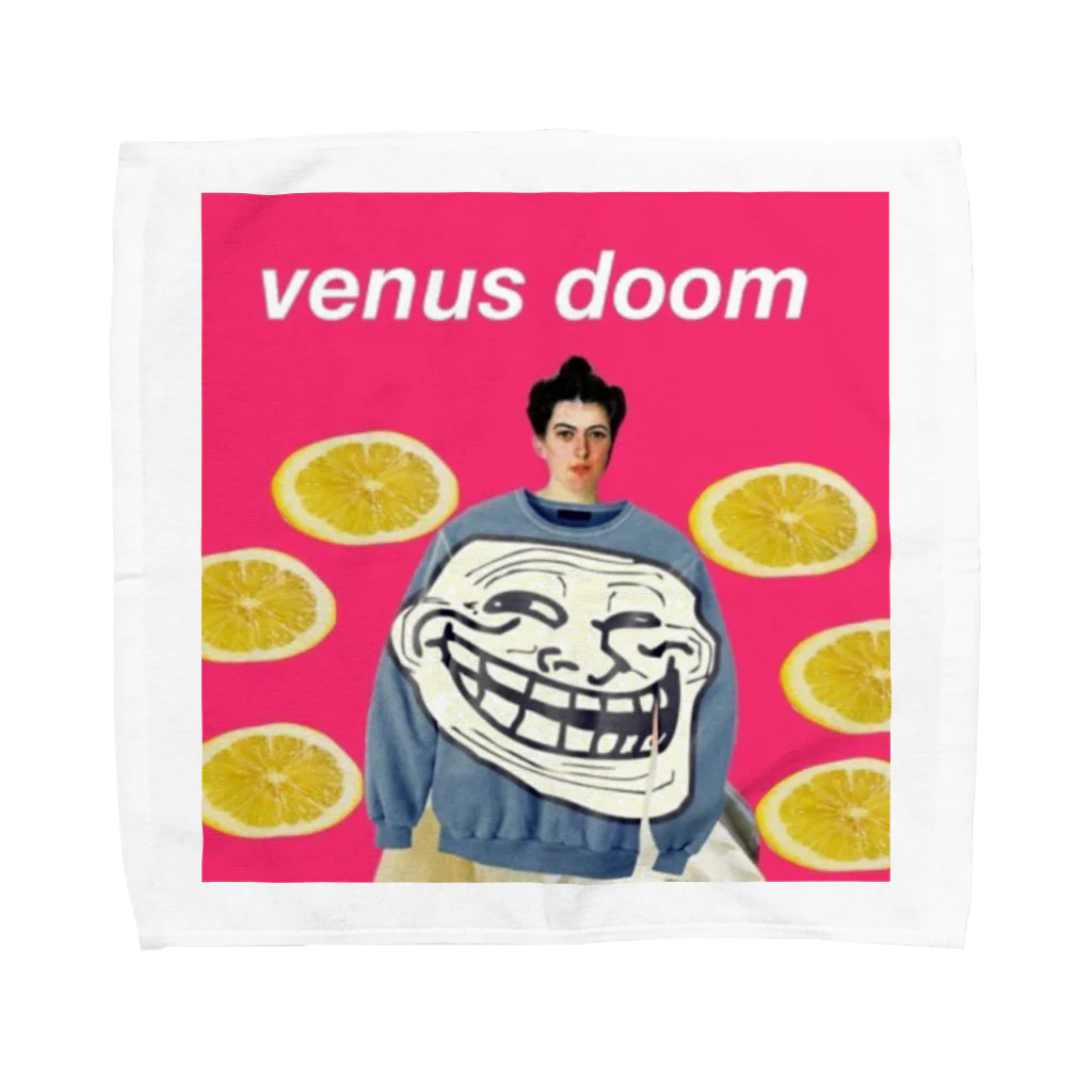 🧡💚💜 Romantic death 💜💚🧡の🌙 venus  doom 🌙 Towel Handkerchief