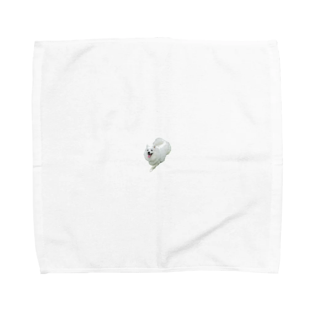 marospitzのしろいぬ Towel Handkerchief