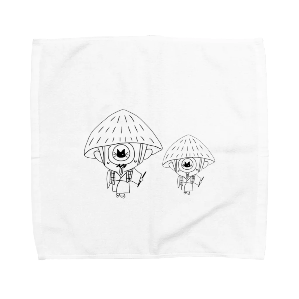妖怪 水姫城-Yokai.Mizukijyo-ฅ^ơωơ^ฅ♡の隻くん×隻くんパパ👁 Towel Handkerchief