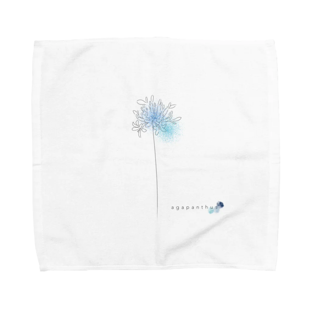 Re:birchのagapanthus Towel Handkerchief