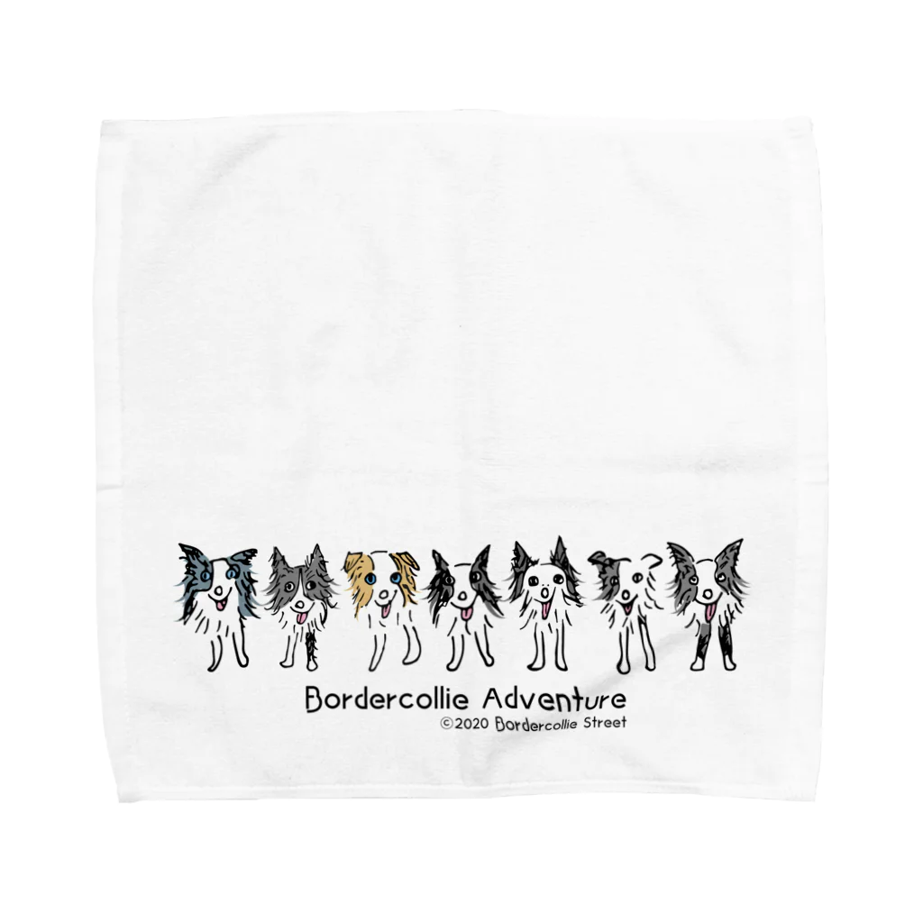 Bordercollie StreetのBordercollie Adventure709 Towel Handkerchief