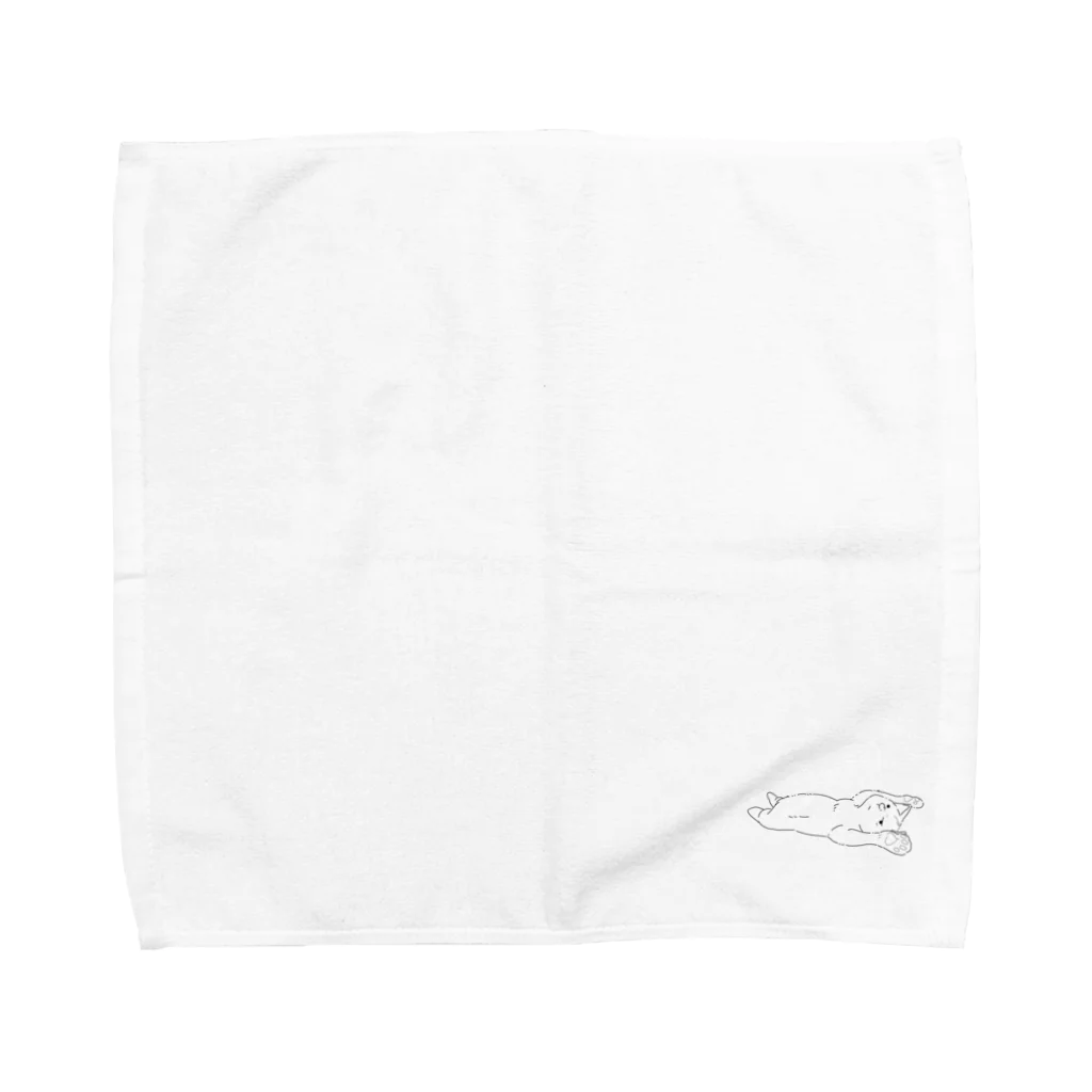 nIwa 魚とハイカラ和食のnIwa neko label Towel Handkerchief