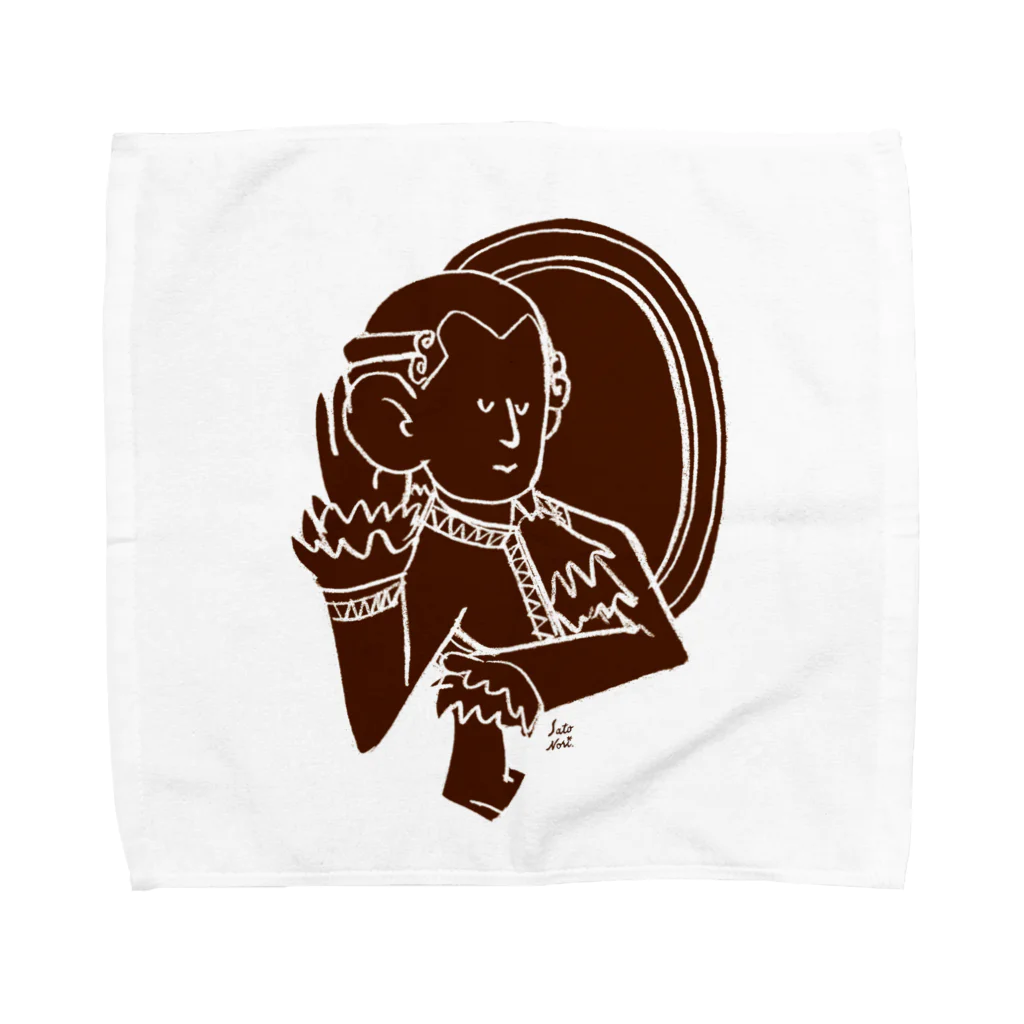 サトウノリコ*の耳がきこえるーモーツァルト Towel Handkerchief