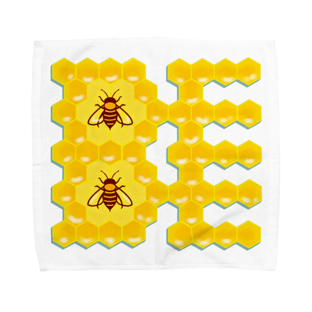 LalaHangeulのハニカム構造(BEE） Towel Handkerchief