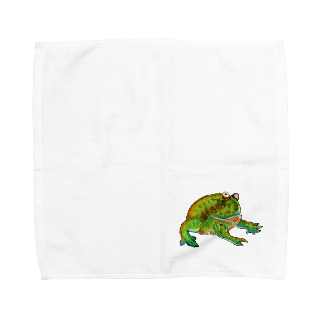 SANRED SHOPのマルメタピオカガエル Towel Handkerchief