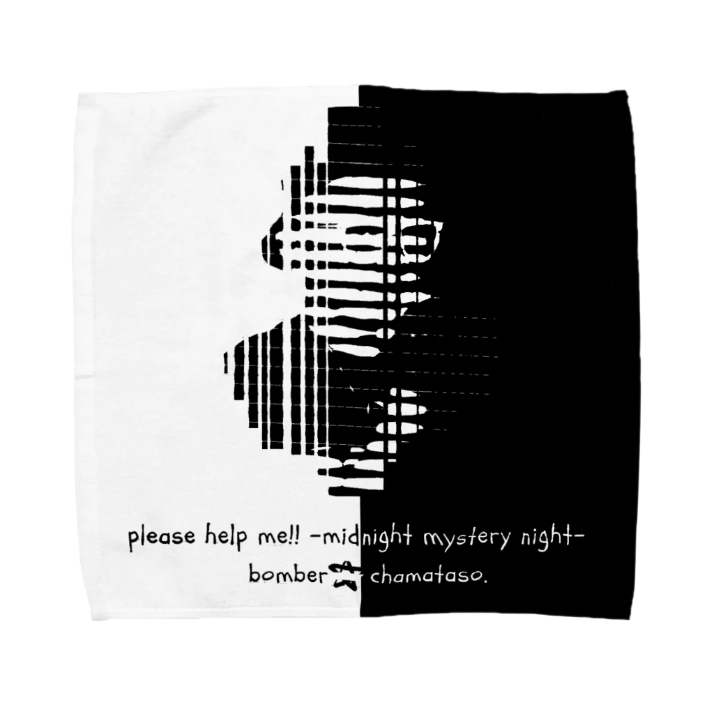 ボンバー☆チャマタソ。 オフィシャル ショップの真夜中ミステリーナイト Towel Handkerchief