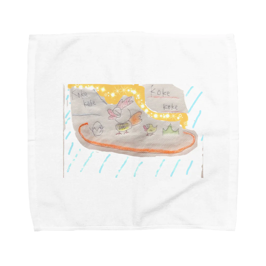キューティ★ポップのコケコケ親子の日常 Towel Handkerchief