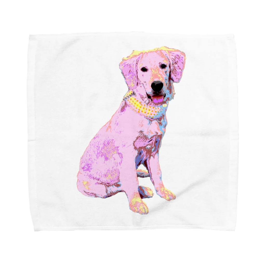 Golden_Retriever_RINのゴールデンレトリバーりん　#4 Towel Handkerchief