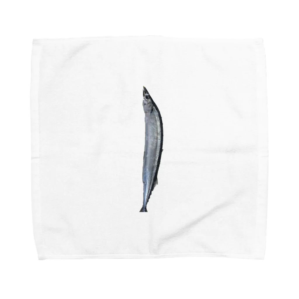 みかちゃんのへやのサンマ(秋刀魚) Towel Handkerchief