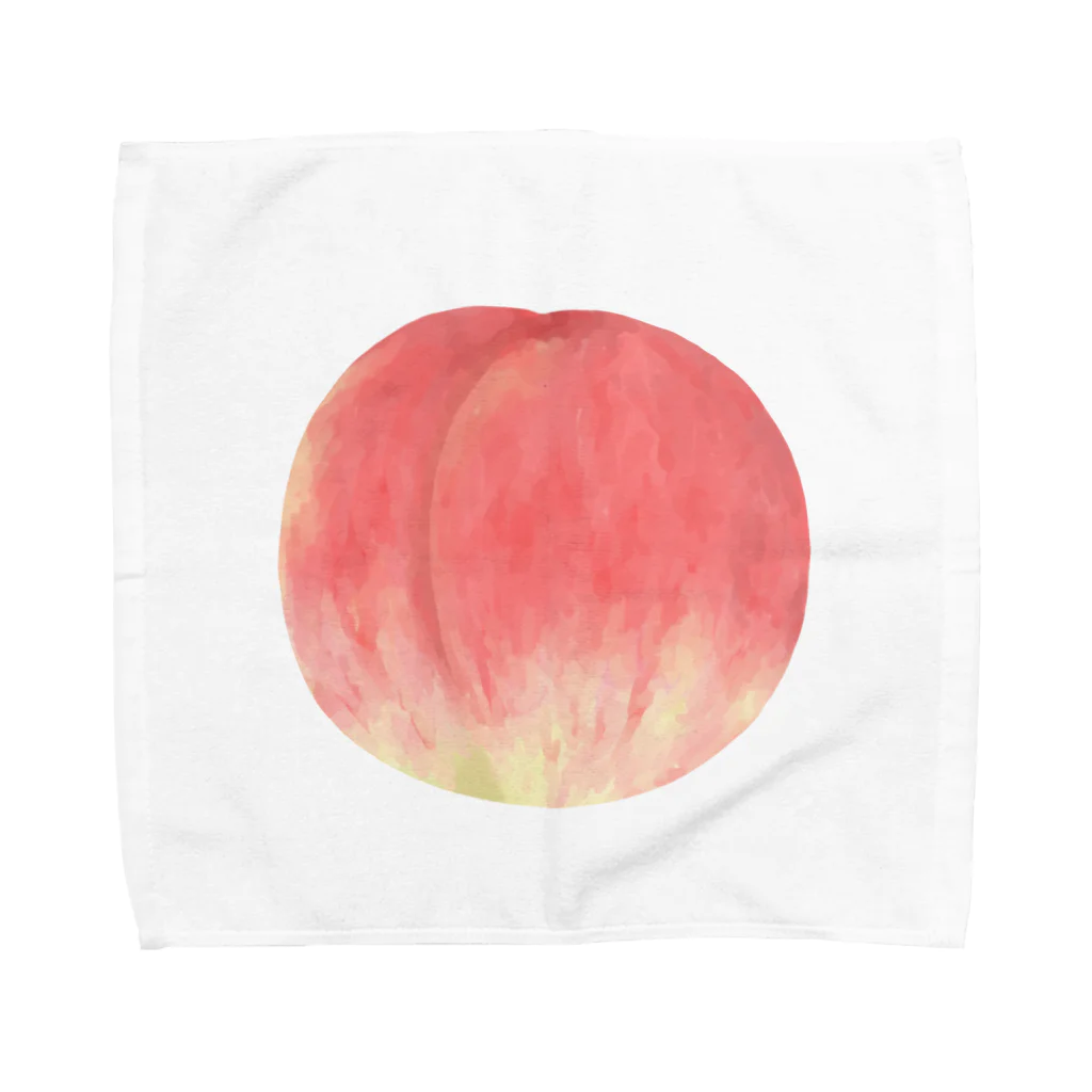 えこやの桃が好き Towel Handkerchief