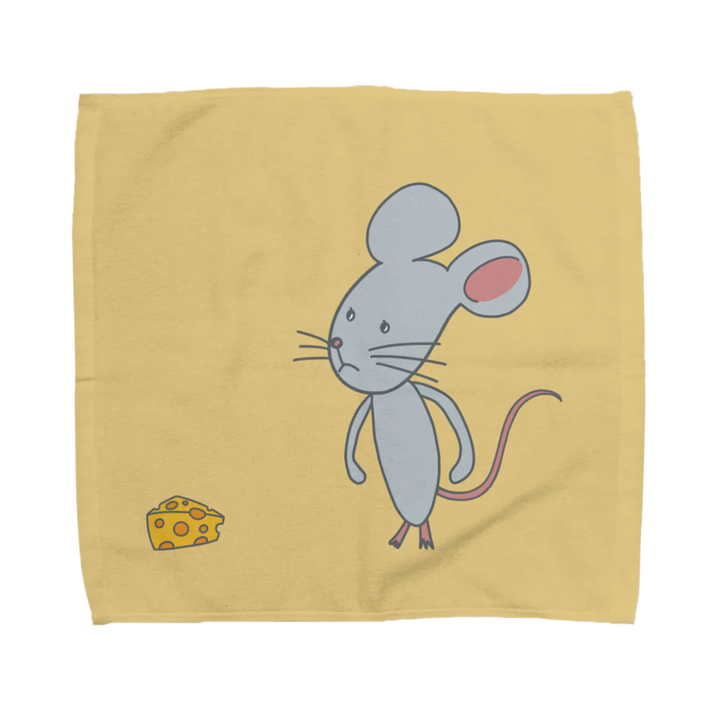 ニコのねずみのチェダ Towel Handkerchief