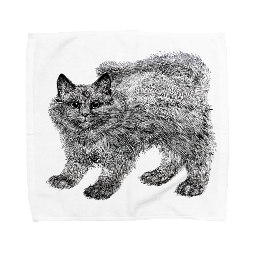 segasworksのふわふわの仔猫 Towel Handkerchief