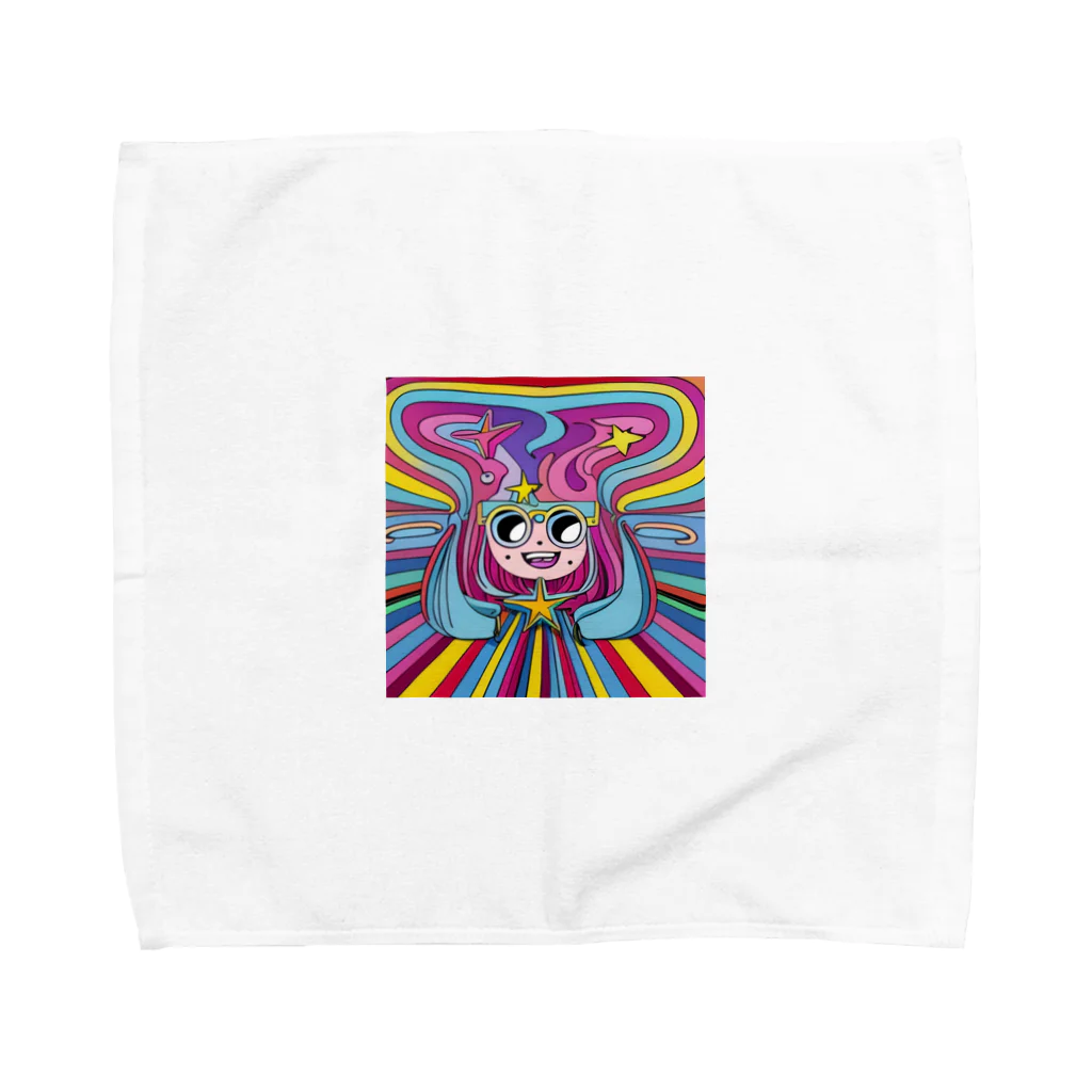 price oneのファンキーちゃん Towel Handkerchief